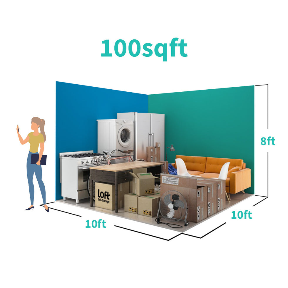 Storage Unit Scale Storage Unit Size Estimator | Loft Self Storage